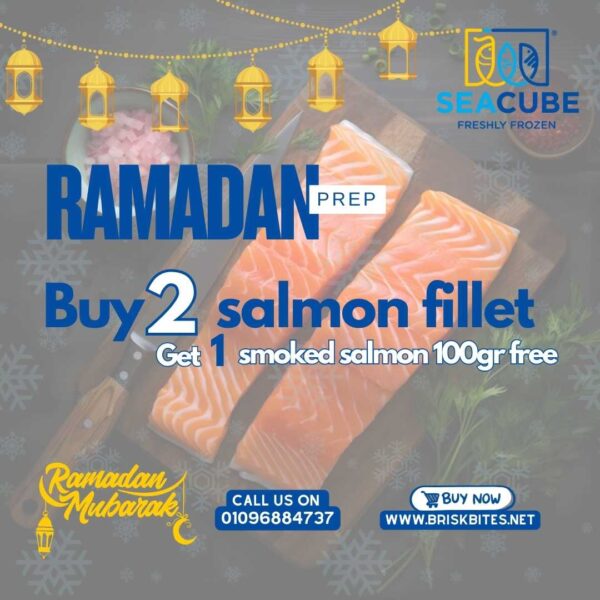 Buy 2 Salmon Fillet 500gr & Get 1 Smoked salmon 100 gr