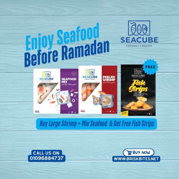 Buy Large Shrimp + Mix Seafood  & Get Free Fish Strips